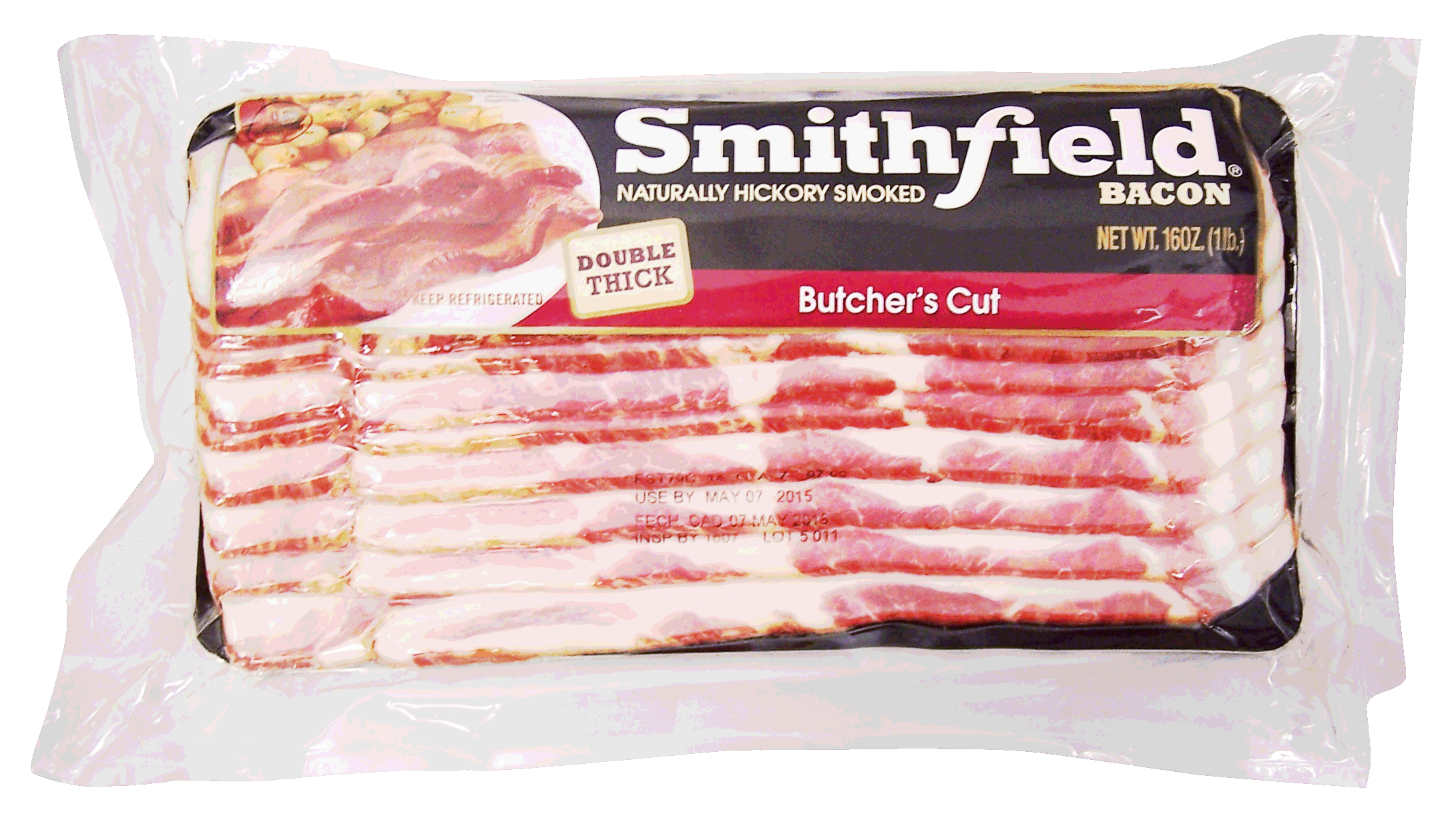 Smithfield  double thick naturally hickory smoked, butcher's cut Full-Size Picture